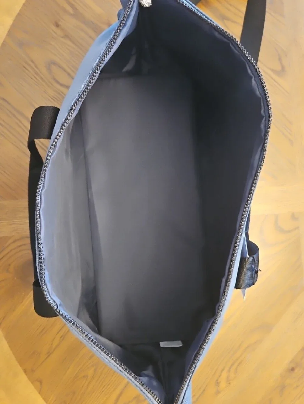 Coach Blue Weekend Bag with Black Straps